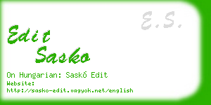 edit sasko business card