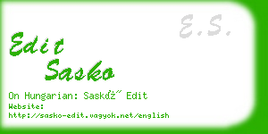 edit sasko business card